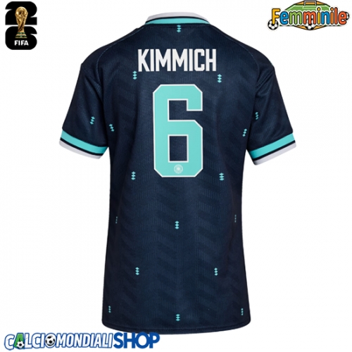 Maglie da calcio Germania Joshua Kimmich #6 Seconda Maglia Femminile Mondiali 2026  Manica Corta
